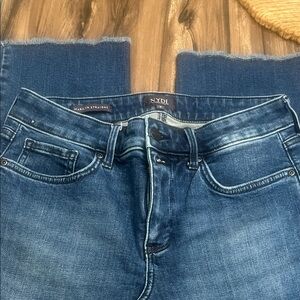 NYDJ Women's Dark Blue Straight Leg Jeans lift tuck technology